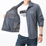 Summer Lightweight Jacket Men Windbreaker Thin Skin Raincoat