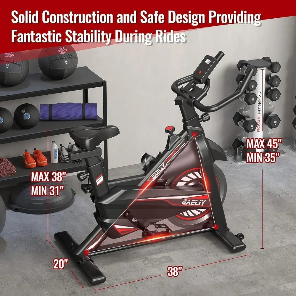 Stationary Bikes Indoor Cycling Bike,Cycle Belt Drive Indoor