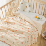 3D Minky Dot Baby Blanket Newborn Cotton Gauze