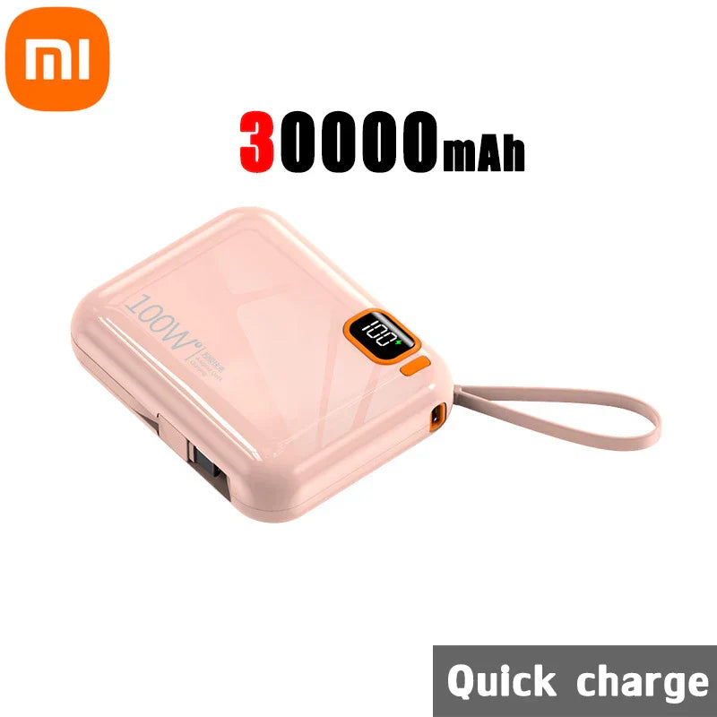 Xiaomi Power Bank 100W Fast Charging Built-in Cord