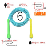 NEVERTOOLATE TPU and PVC material Skipping Rope Rapid