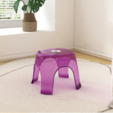 Household Living Room Tea Table Transparent Low Stool
