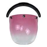 Professional Helmet Visor Sturdy Sun Protection Windproof Helmet Face Cover Easy Installation