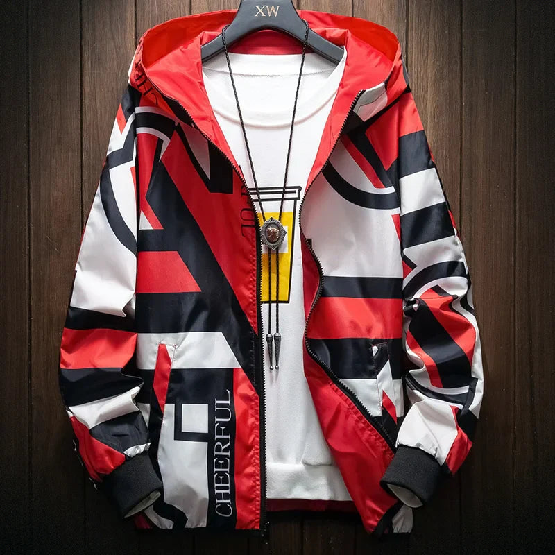 The New Two-sided Men's Jacket, 2024 Fashion Geometric
