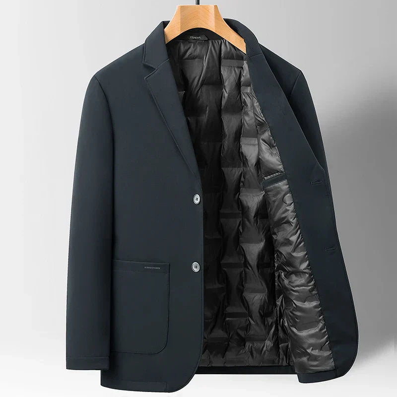 2023 High-End Men's Slim Fit Cashmere Blazer – Lapel Down Jacket
