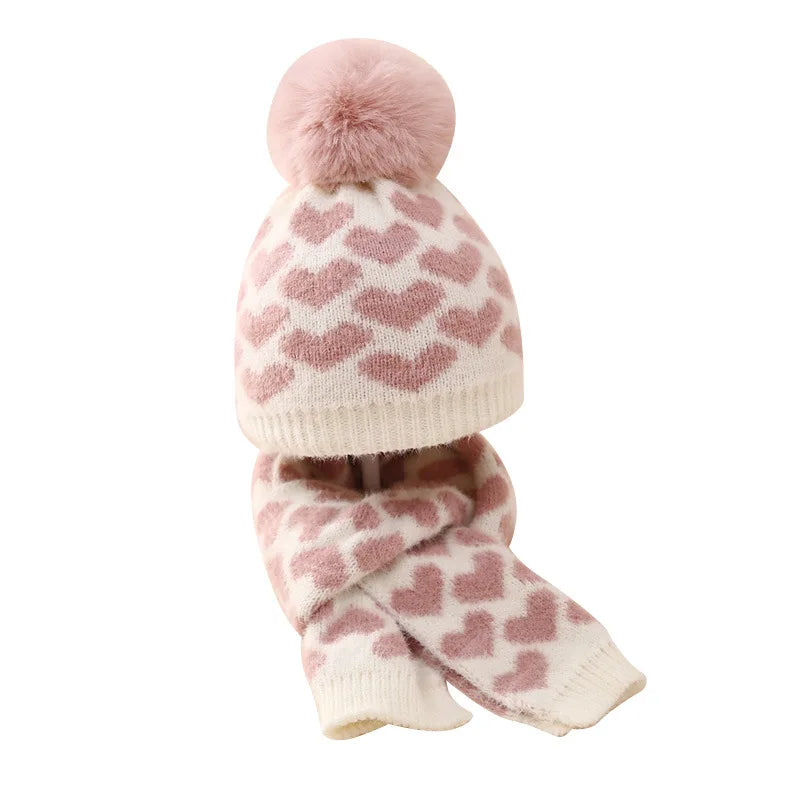 Suefunskry Baby Girl Winter Warm Beanie Hat Soft