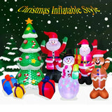 Christmas Inflatable Decoration Toy Built-in LED Lights Inflatable