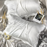 100% Pure Silk Pillowcase PCS Queen King Size