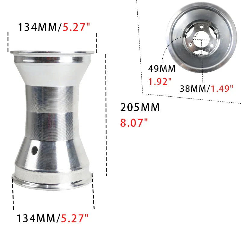 LYNNCHI Motorcycle Front Rear Wheel Rim Hub 3