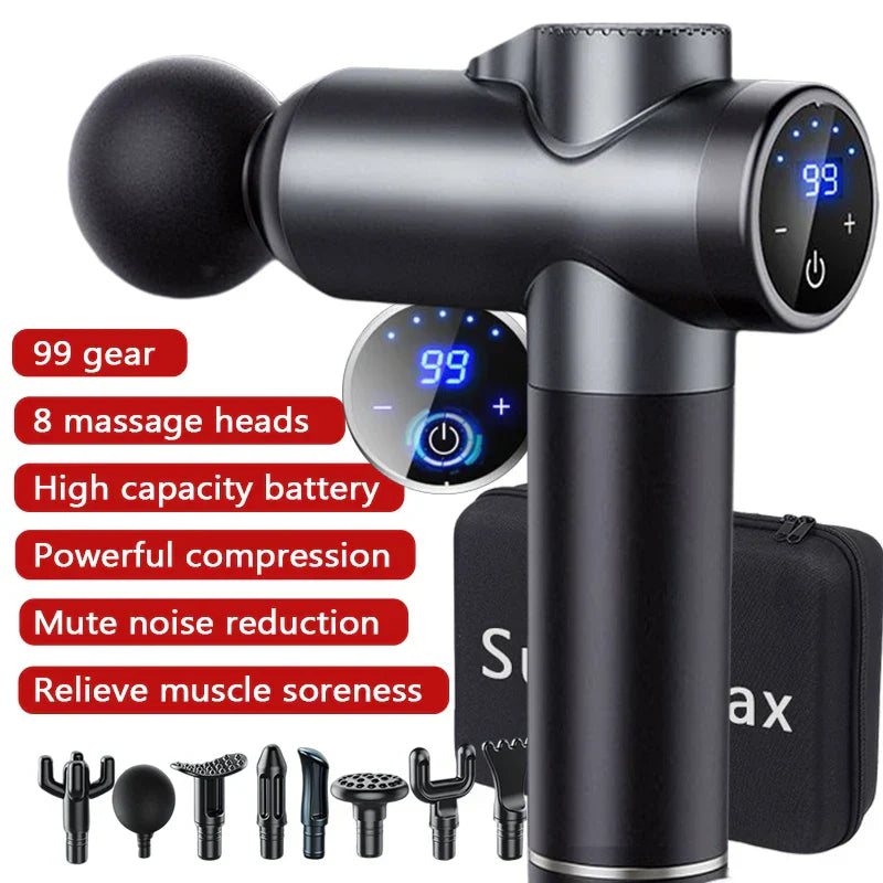 8 Heads Neck and Back Massager Gun the