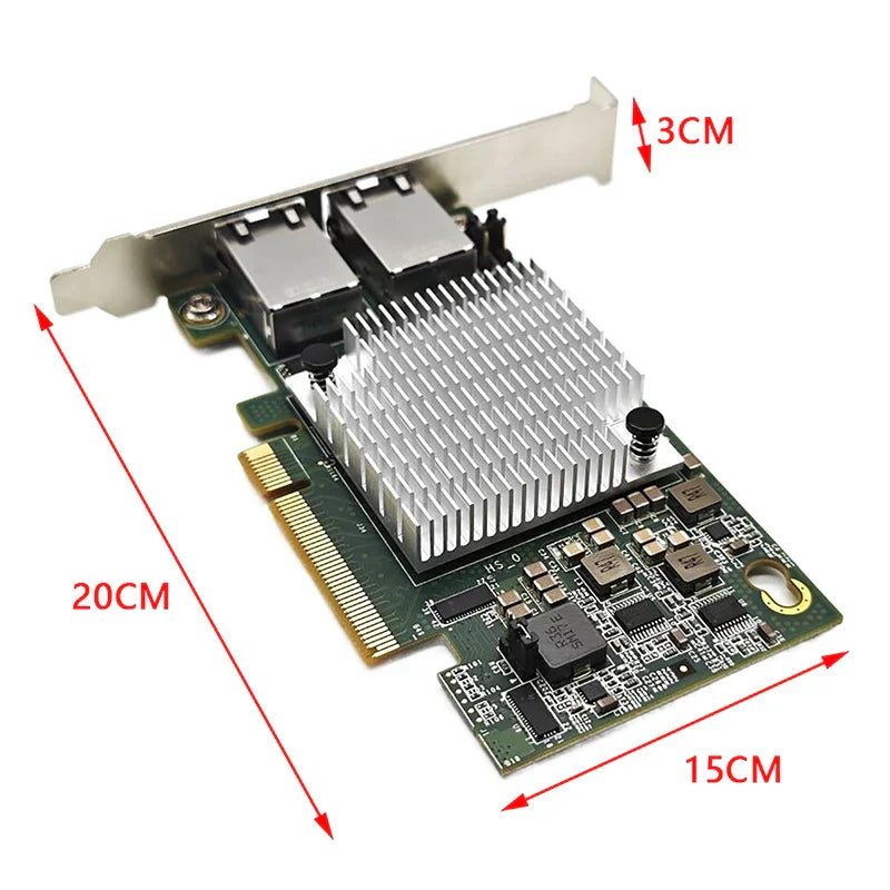 RJ-45 10G Dual-port Ethernet Card X540-T2 PCIE-X8 Network