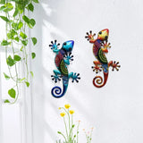 HONGLAND Metal Gecko Wall Art 2 Pack 15