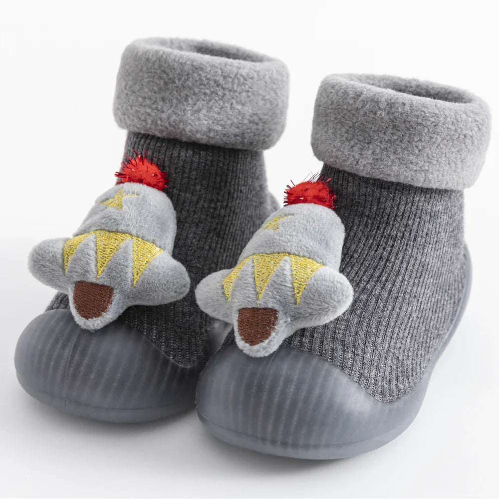 baby sock shoes for winter thick cotton animal