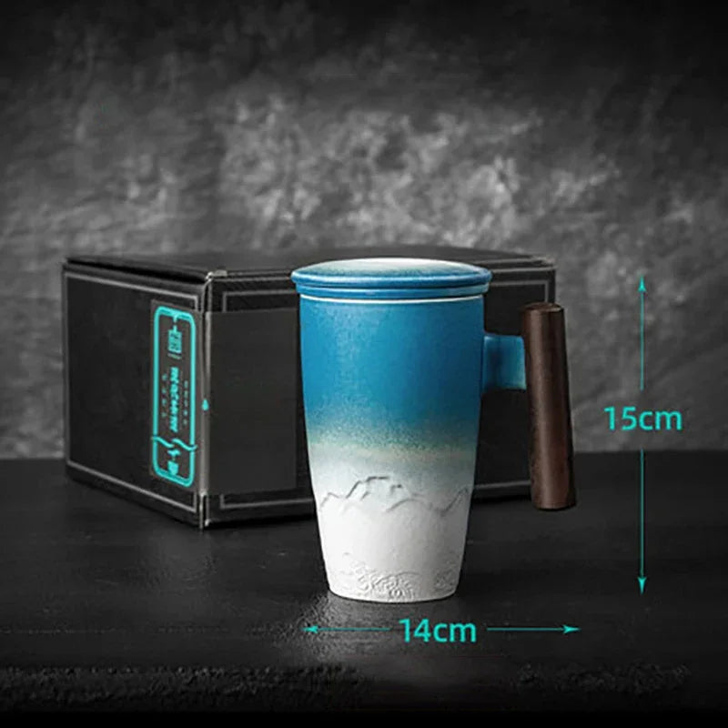 Creative Retro Mug Ceramic Large Tea Cup Coffee