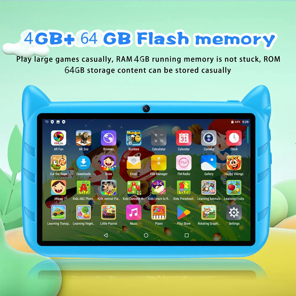 New 5G WiFi 7 Inch Tablet Pc Children's