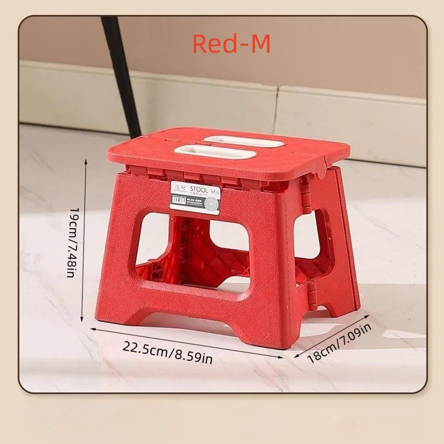 Portable Mini Outdoor Stool - 1pc Thickened Plastic