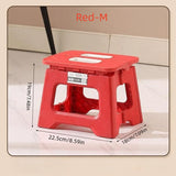 Portable Mini Outdoor Stool - 1pc Thickened Plastic