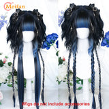 MEIFAN Long Lolita Ombre Harajuku Wig With Bang
