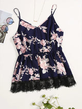 Finjani Plus Size Women Cami Tank Floral Print
