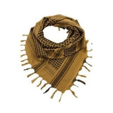 Arab Square Scarf Muslim Shawl Plaid Stripe Printed