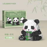 Mini 3D Animal Huahua Panda Building Blocks Model