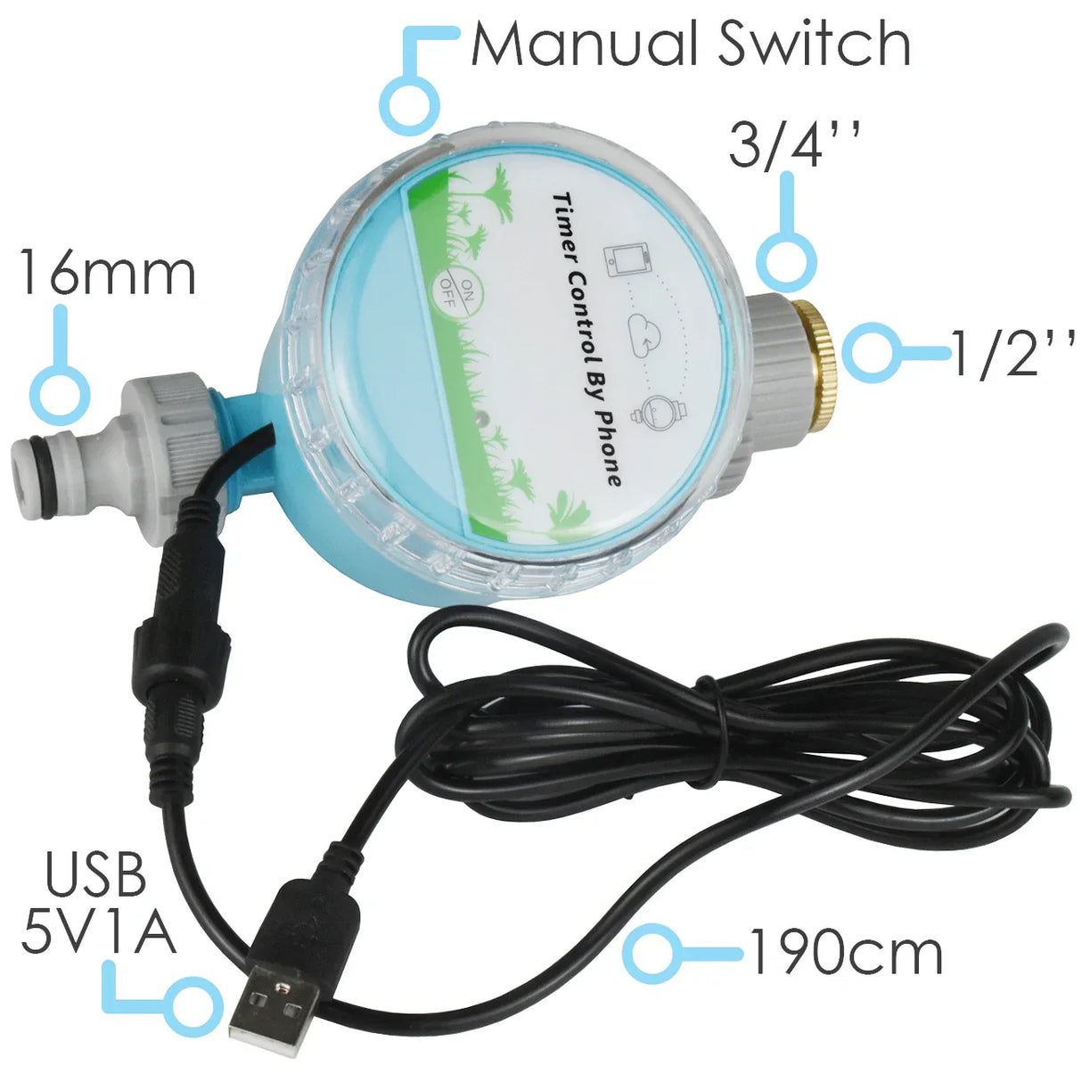 Garden WiFi Wireless Smart Water Timer Remote Controller