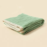 Layers Bamboo Cotton Baby Receiving Blanket Infant Kids