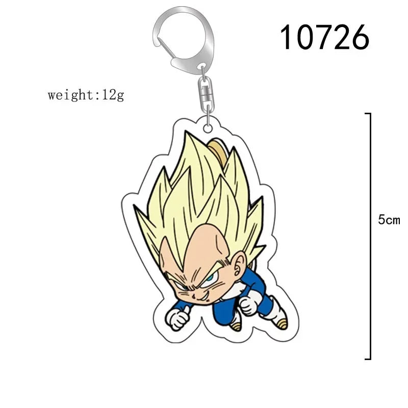 Anime TV Dragon Z Super Saiyan Acrylic Pendant