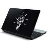 Creative Bulb Quote Vinyl Laptop Decal for Macbook