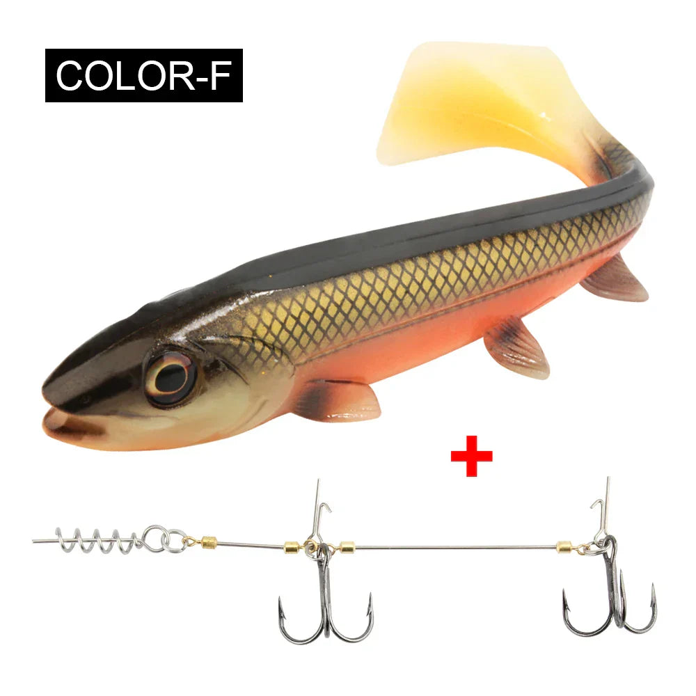 Spinpoler Big Fish Soft Fishing Lure With Stinger