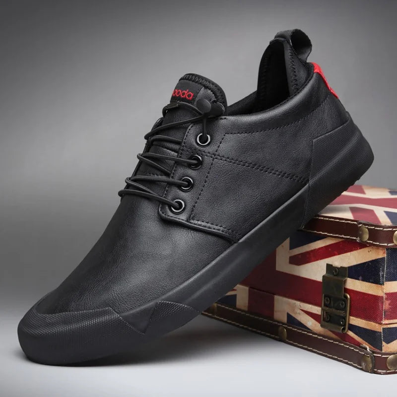 2024 Shoes for Men Leather Casual Shoes Spring