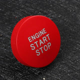 New Red Car Engine Start Stop Switch Cover