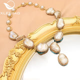 GLSEEVO Natural Baroque Shaped Pearl Women Jewelry Necklace