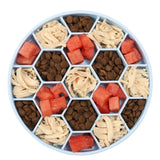 Pet honeycomb slow food bowl dog choking bowl