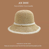 Spring Summer Korean Sweet Big Brim Straw Sun