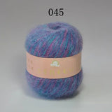 6 Balls Angora Mohair Wool Yarn for Knitting