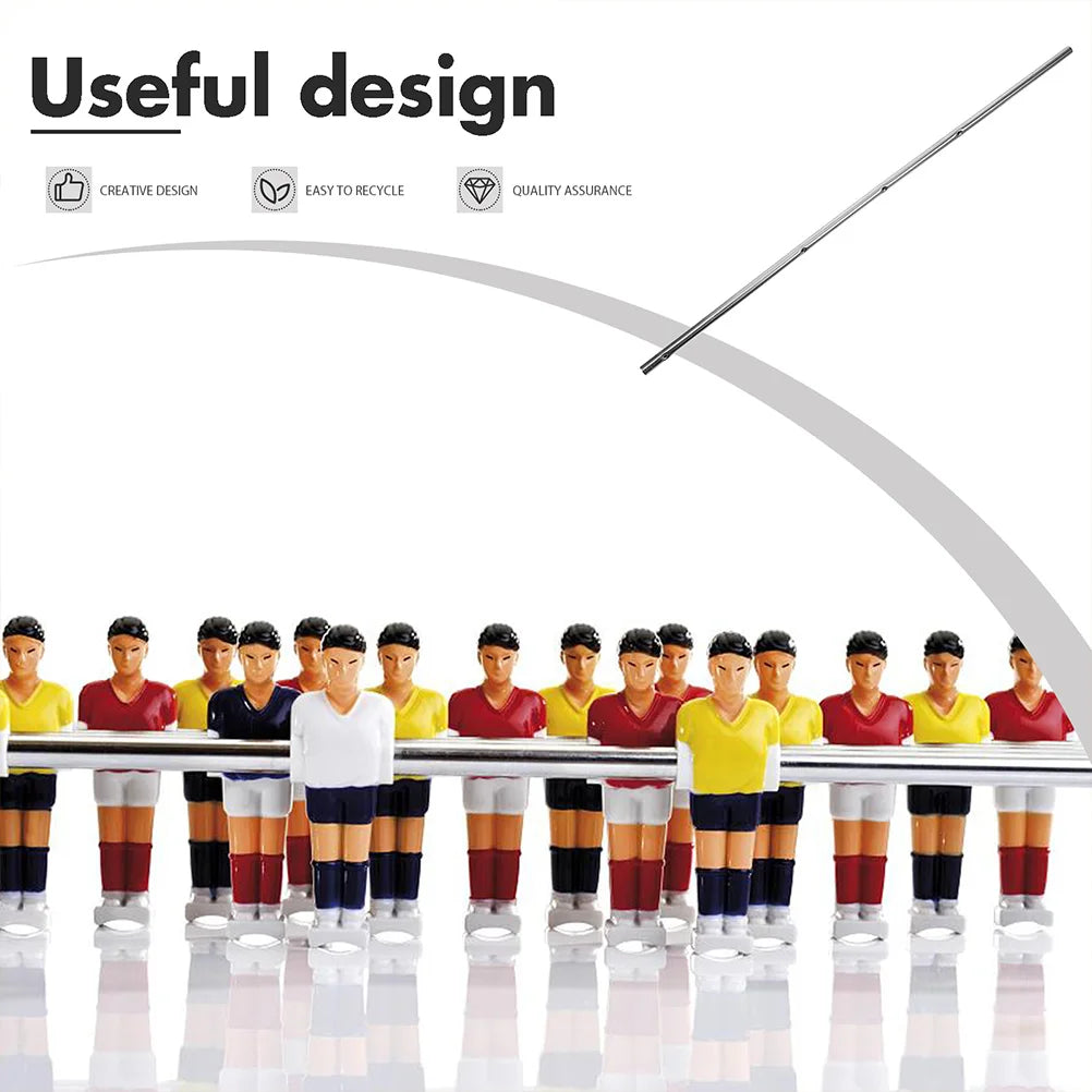 3 Pcs Football Foosball Handle Pole Table Accessories