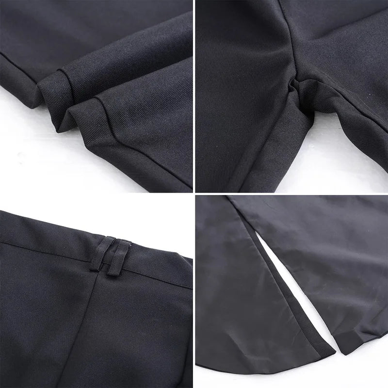 New Men's Tuxedo Suits Set Classic Formal Tailcoat