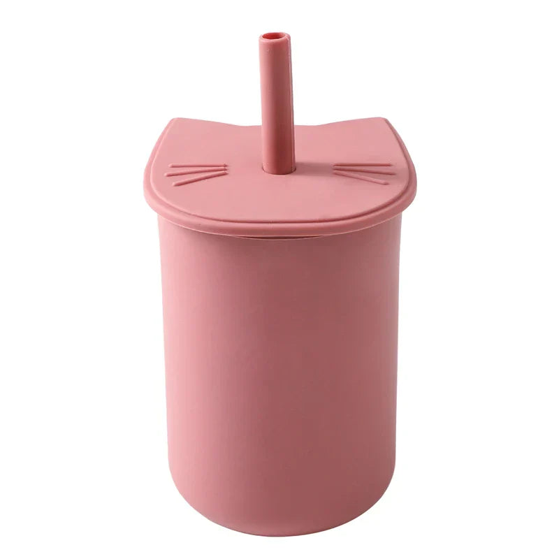 Baby Feeding Bottle Kids Cup Silicone Sippy Children