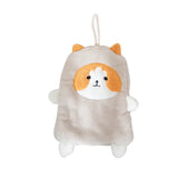 Cute Coral Plush Cat Wipe Towel Microfiber Hand