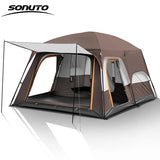 Sonuto Camping Family Tent 3-12 Person Double Layers