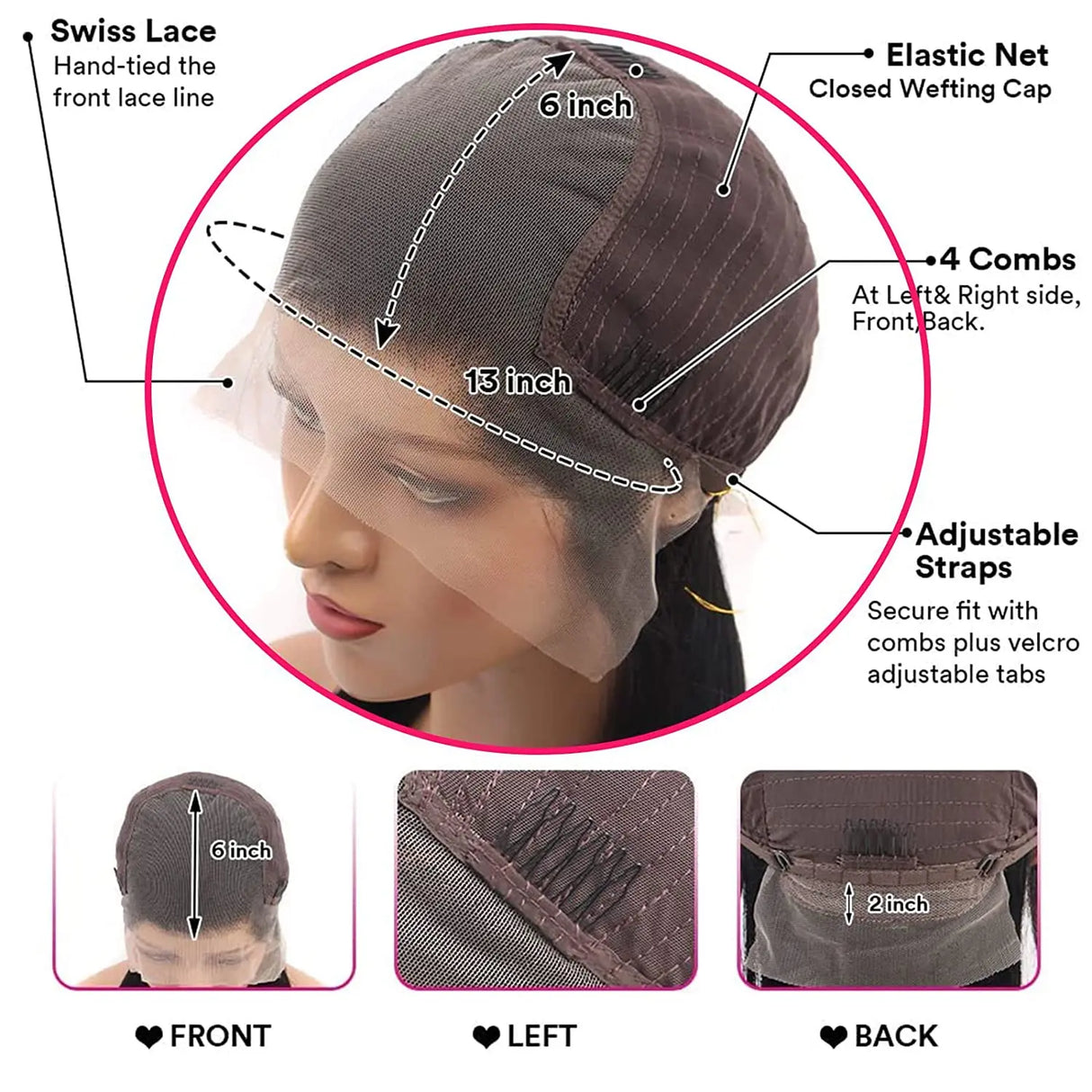 Remy 200 Density Transparent 13x6 HD Lace Frontal