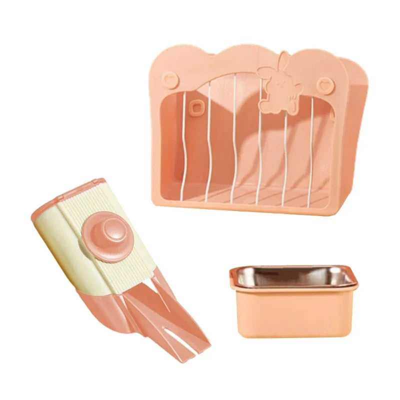 Grass Feeding Set for Rabbit Pet Cage Hanging