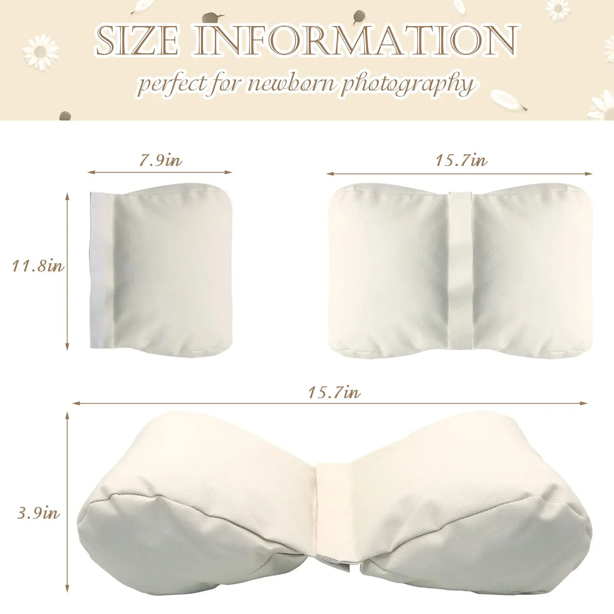 Newborn Photography Props Auxiliary Cushion Shape Butterfly Pillow Photo Studio Take Photo Background Baby Shooting Accessories