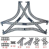 City Train Track Building Block Set 100PCS Soft