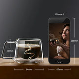 2023 New Simplicity Glass Cup Coffee Drinkware Insulation