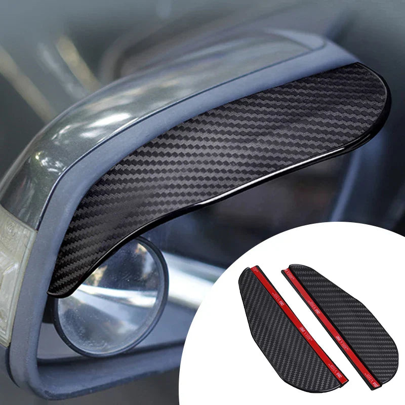 2Pcs Car Side Mirror Rain Guard Covers