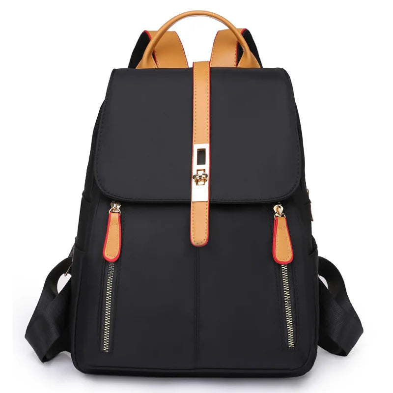 Waterproof Oxford Backpack for Women Antitheft School Bag