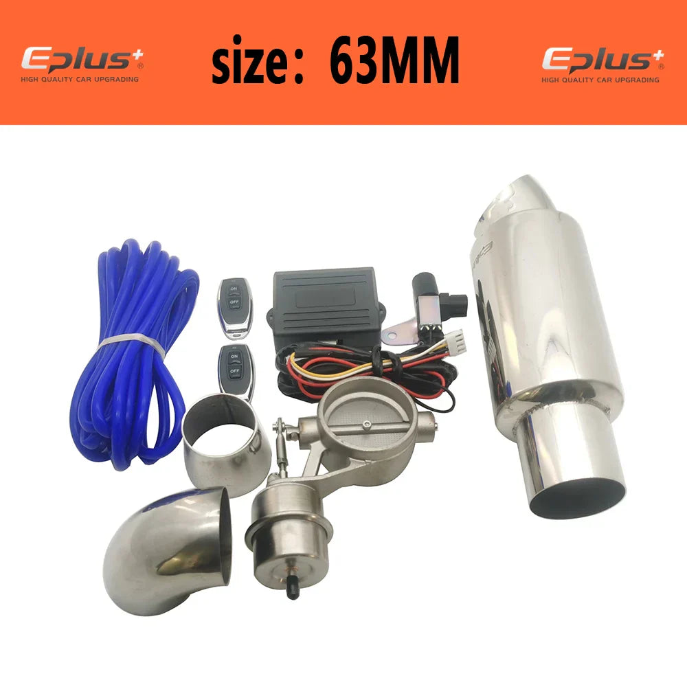 EPLUS Car Exhaust Pipe Control Valve Sets Vacuum