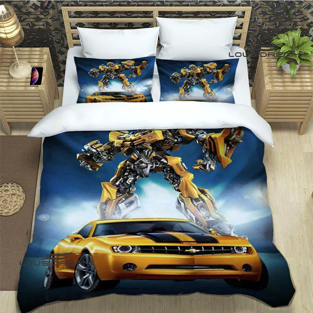 T-Transformers Cartoon Bedding Sets exquisite bed supplies set
